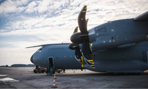 Ejemplar del avión militar A400M. / EFE