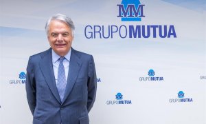 El presidente de Grupo Mutua Madrileña, Ignacio Garralda, en la presentación de resultados de 2019. E.P.