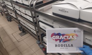 Pack de productos de Rodilla para los sanitarios de la Clínica Universidad de Navarra.