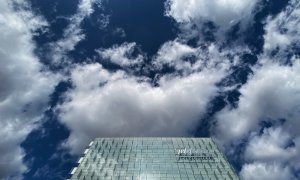 Edificio donde se encuentra la sede de Telefónica ubicada en Ronda de la comunicación, Madrid. E.P./Eduardo Parra