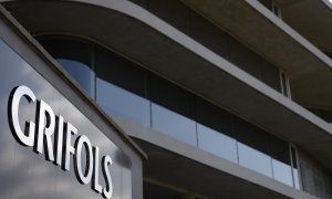 Sede de la farmacéutica Grifols, en Sant Cugat del Valles (Barcelona). AFP/Josep Lago