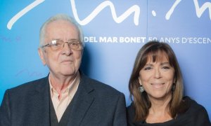 Lluís Serrahima amb Maria del Mar Bonet. TWITTER