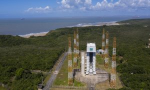 Centro Espacial de Alcântara, en el litoral del estado brasileño de Maranhão.