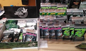 Productos derivados del cannabis incautados por la Guardia Civil.