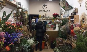 El interior de la floristeria Cottage