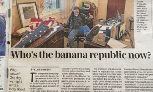 "¿Cuál es la república bananera ahora?": la venganza en el título de un periódico de Kenia tras el asalto al Capitolio de EEUU