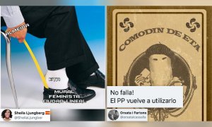 Almeida saca el "comodín de ETA" para defender la retirada del mural feminista de Ciudad Lineal