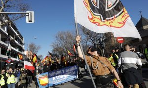 Manifestantes de ultraderecha