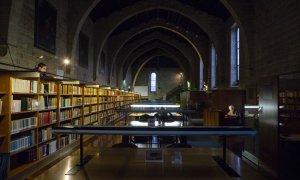 Una imatge de la Biblioteca de Catalunya.