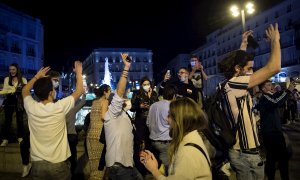 Fiesta en la Puerta del Sol