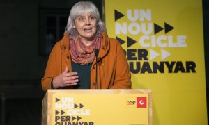 28/01/2021. La diputada del Parlament de Catalunya por la CUP y candidata en las pasadas elecciones a la Generalitat, Dolors Sabater. - EUROPA PRESS