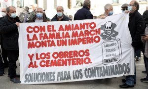 Victimas del amianto, frente al Congreso: "Llevamos años sin protección"