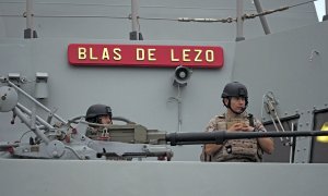 La fragata 'Blas de Lezo', en una imagen de archivo, del 27 de agosto de 2019, en Ferrol, A Coruña