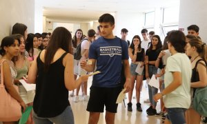 14/06/2022 - Alumnes que fan la selectivitat a la Universitat de Girona.