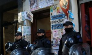 3/9/22 La Policía de Argentina custodia el domicilio de Cristina Fernández de Kirchner, a 3 de septiembre de 2022.