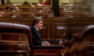 25/08/2022-El ministro de Inclusión, Seguridad Social y Migraciones, José Luis Escrivá, interviene en una sesión plenaria, en el Congreso de los Diputados, a 25 de agosto de 2022, en Madrid