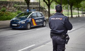 Un agente de la Policía Nacional en una fotografía de archivo.