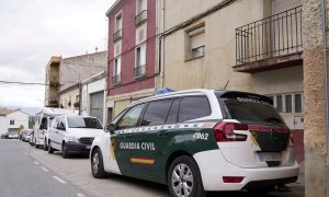 Un vehículo de la Guardia Civil en una imagen de archivo fechada el 24 de mayo de 2022, en Entrena, La Rioja.