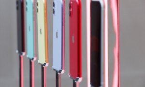 Colección de colores del iPhone 11.