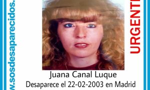 Juana Canal, desaparecida en 2003