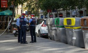 Agentes de Policía en Barcelona. Foto de archivo.