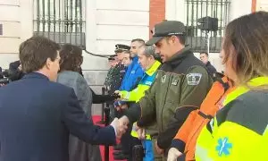 Acto institucional en Sol en recuerdo a la 192 víctimas de los atentados del 11-M