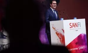 El presidente de la patronal CEOE, Antonio Garamendi,  hace unos días.