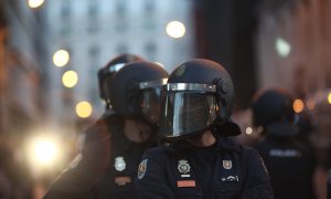 Policía Nacional manifestación