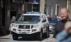 Un vehículo de la Guardia Civil, a 31 de mayo de 2023.