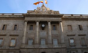 Façana de l'Ajuntament de Barcelona. / ACN