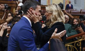 Pedro Sánchez y Yolanda Díaz