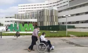 Fotografía de archivo de la fachada del Hospital Universitario Virgen Macarena de Sevilla el 05 de marzo de 2021.