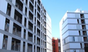 27/12/2023 - Promoció d'habitatges de lloguer social al barri de la Marina del Prat Vermell, a Barcelona.