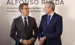 Alberto Núñez Feijóo y Alfonso Rueda