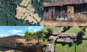 Vistas de Donelle (Lugo), la aldea que ha comprado el proyecto Guardabosques para rehabilitar como centro de formación.