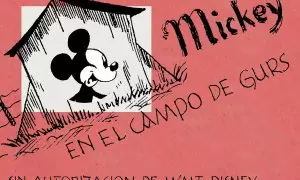 Portada del cómic 'Mickey en el campo de Gurs', de Horst Rosenthal.