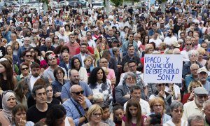 Manifestación en Alpedrete por Paco Rabal y Asunción Balaguer