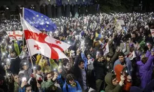 Protestas en Georgia