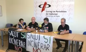 La roda de premsa d'aquest dimarts a Lleida