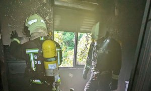 Intoxicada por humo una mujer en el incendio de una vivienda en La Penilla