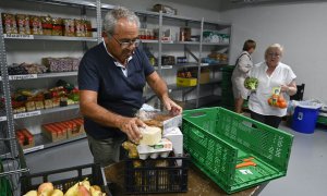 Inicio de la campaña 'Ningún hogar sin alimentos' de la Fundación laCaixa y Caixabank con la Federación Española de Bancos de Alimentos