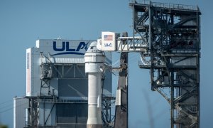 La nave espacial Starliner antes de ser lanzada al espacio, a 3 de junio de 2024, en Florida, EEUU.