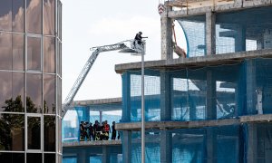 Imagen de archivo de un edificio en obras.