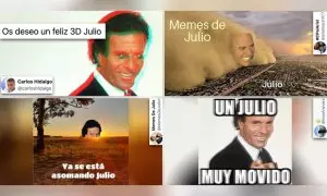 "Os deseo un feliz 3D Julio": los memes más tronchantes de Julio Iglesias para celebrar el mes de julio