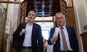 Ángel Víctor Torres y Fernando Clavijo