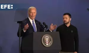 Biden tiene un lapsus y presenta a Zelenski como "presidente Putin" en cumbre de la OTAN