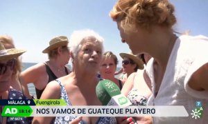 "No veas lo que se ahorra la Seguridad Social con traernos hoy a la playa": una señora andaluza se corona en Canal Sur