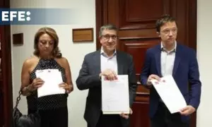 PSOE, Sumar y CC registran en el Congreso reforma de la Ley de Extranjería