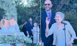 El discurso viral de una abuela en la boda LGTBI+ de su nieta: "Se me ha metido algo en el ojo""