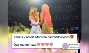 "Amaia Montero eres nuestra adolescencia": las redes celebran el regreso sorpresa de la cantante a un escenario